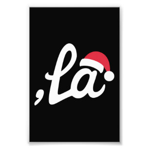 Grappige Kamala Harris 2024 Komma La Kerstmis Foto Afdruk