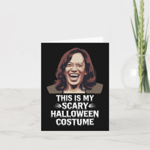 Grappige Kamala Harris Dit Is Mijn Enge Halloween Kaart
