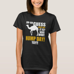 Grappige kameel Hump dag woestijn dieren veekamel T-shirt