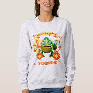 Grappige Kameleon Goedemorgen Zonneschijn Retro Ku Trui