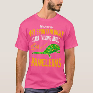 Grappige kameleon t-shirt