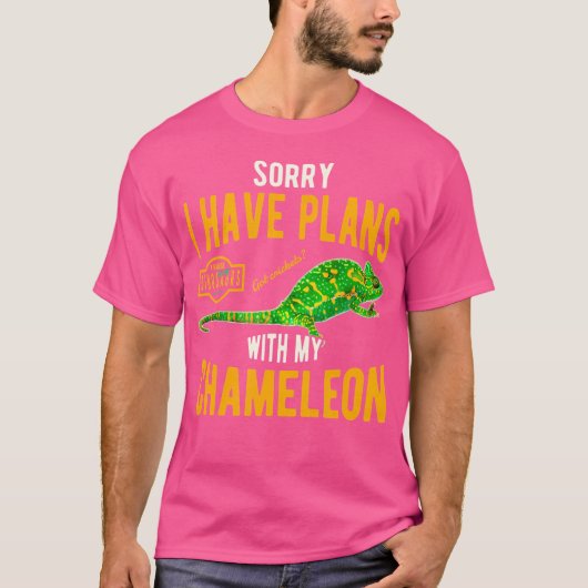 Grappige kameleon t-shirt (Voorkant)
