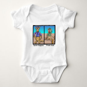 Grappige kangoeroes en koala grappige cartoon cade romper
