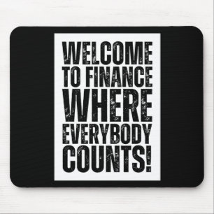 Grappige Kantoor Finance Sticker Muismat
