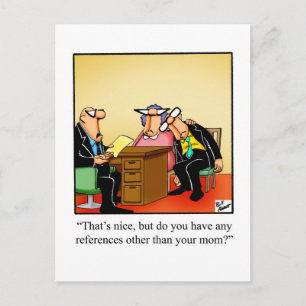 Grappige kantoorhumor ansichtkaart briefkaart