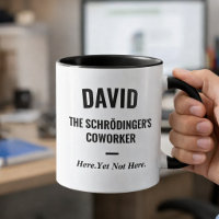 Grappige kantoorhumor Schrödingers collega