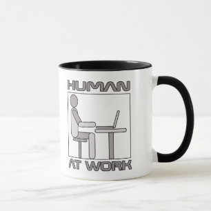 Grappige kantoormensen op het werk mok