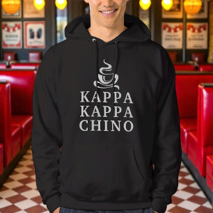 Grappige Kappa Kappa Chino Griekse Lifestyle Zwart Hoodie