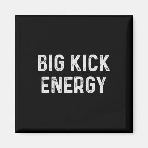 Grappige Karate Big Kick Energie Magneet