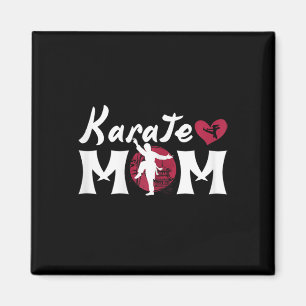 Grappige Karate Lover Mom Graphic voor vrouwen en Magneet