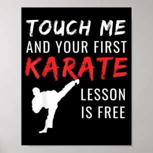 Grappige Karate Poster