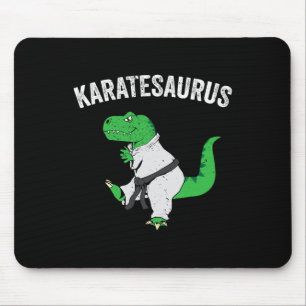 Grappige Karate T Rex Dinosaur Cute Dino Martial A Muismat