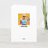 Grappige Karen Verjaardag Kaart (Achterkant)