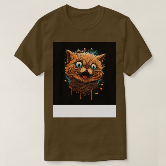 Grappige kat 1 t-shirt (Design voorkant)