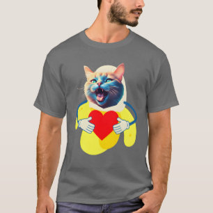 Grappige kat banaan meme voor kattenliefhebbers jo t-shirt