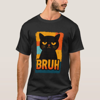 Grappige Kat Bruh Coole Kitty Liefhebber Broers Mo T-shirt