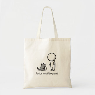 Grappige kat canvas tas: Pavlov zou trots zijn. Tote Bag