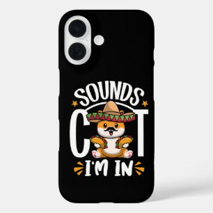 Grappige Kat Cinco De Mayo Cadeau Sombrero Tacos L iPhone 16 Hoesje