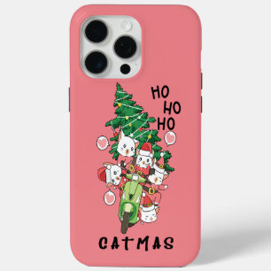 Grappige kat Claus Vrolijk Catmas iPhone 15 Pro Max Hoesje