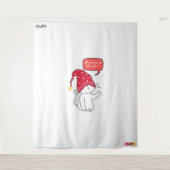 grappige kat, die het licht uitdeed Tapestry Wandkleed (Voorkant)