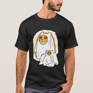 Grappige Kat Geest Kitty Kitten Meme Halloween Die T-shirt