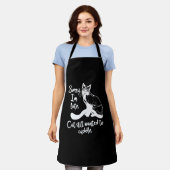 Grappige kat gezegden kat citaten schort (Gedragen)