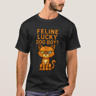 Grappige kat grap humor voor mannen vrouwen t-shirt