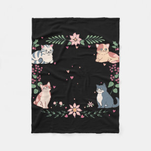 Grappige Kat Graphic Vrouwen Moeder Kat Eigenaren Fleece Deken