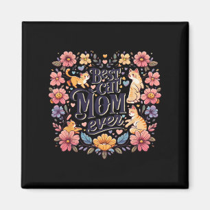 Grappige Kat Graphic Vrouwen Moeder Kat Kitten Bes Magneet