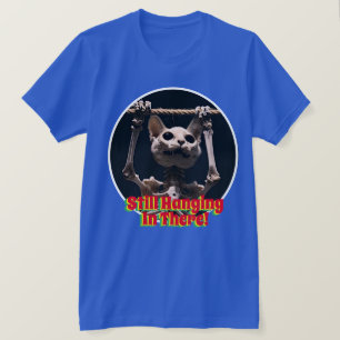 Grappige Kat Hangt Nog Steeds T-shirt