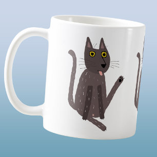 Grappige kat humor koffiemok