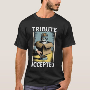 Grappige Kat in Doos Hulde Aanvaarde Kat Liefhebbe T-shirt
