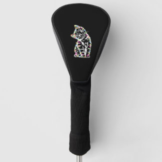 Grappige Kat Kerstverlichting Kat Liefhebber Kat K Golfheadcover