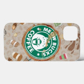 Grappige kat koffie citaat telefoonhoes Case-Mate iPhone case (Achterkant (horizontaal))