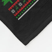 Grappige Kat Lelijke Kersttrui Familie Matching X Fleece Deken (Hoek)