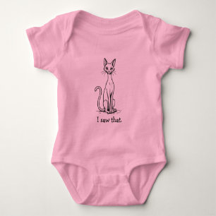 Grappige kat met hooghartige uitdrukking die ik za romper