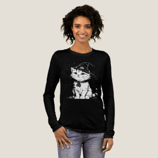 Grappige kat met Pet Grafisch T-shirt