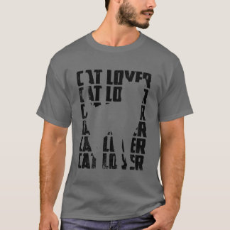 Grappige kat minnaar jongen t-shirt