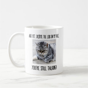 Grappige kat mok, op maat gemaakte cadeau voor kat koffiemok