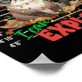 Grappige kat Mugshot Beste Kerstman Ik kan Kerstmi Poster (Hoek)