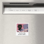 Grappige kat muis magneet creationarts Lisa R Adam (Insitu (Vaatwasser))