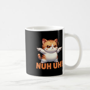 Grappige kat ontkenning nuh niet vandaag weigeren  koffiemok