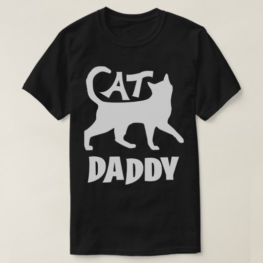 Grappige kat papa t-shirt (Design voorkant)