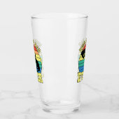 Grappige kat papa vader aangepaste naam cadeau zwa glas (Links)