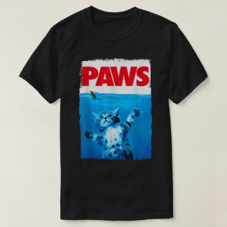 Grappige kat POOT Parodie Ontwerp T-shirt