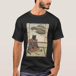 Grappige Kat Ramen Japanse Kawaii Anime Kat T-shirt