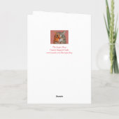 Grappige kat rustende kanker ondersteuning kaart (Achterkant)