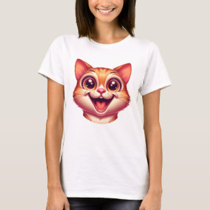 Grappige kat selfie t-shirt