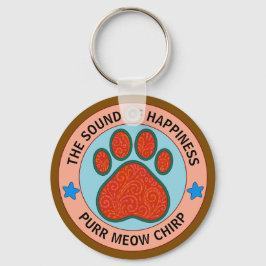 grappige kat sleutelhanger