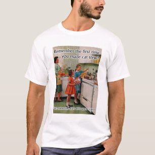 Grappige Kat Stew T-shirt Humor
